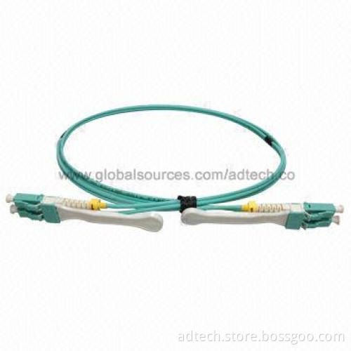 LC-HD High-density Connector Fiber-optic Patch Cable, OM3 Duplex
